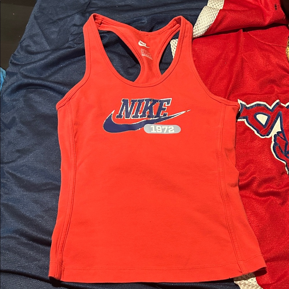 Nike Bright Red Athletic Tank